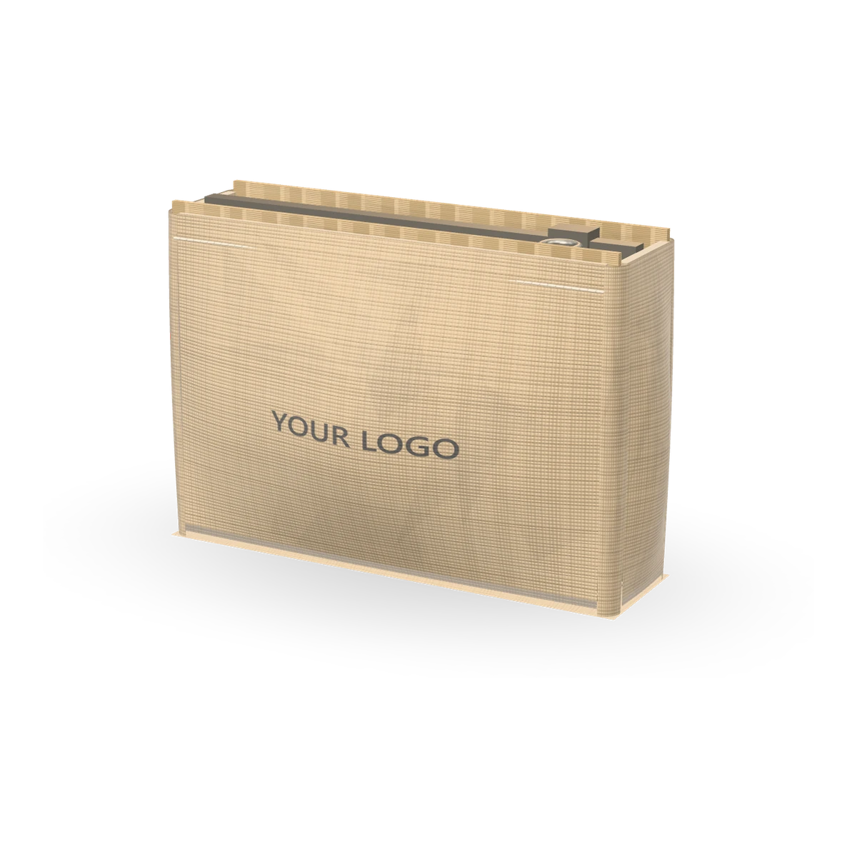 Juco Cosmetic Pouch — 15 × 22 × 6 cm shown with a YOUR LOGO print