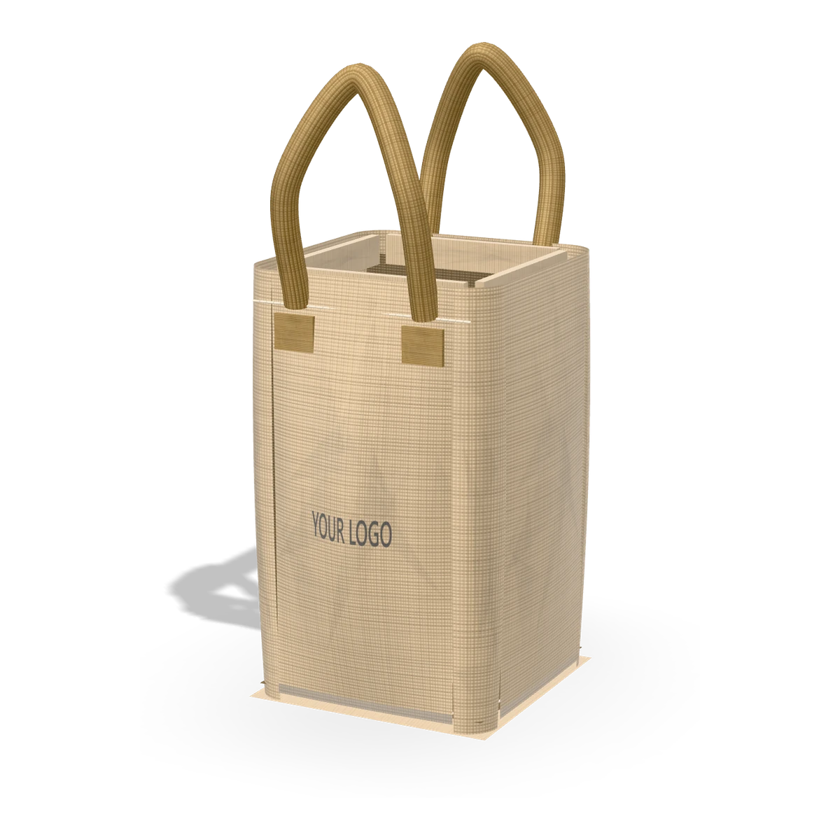 Juco Jar Bag — 20 × 12 × 12 cm shown with a YOUR LOGO print